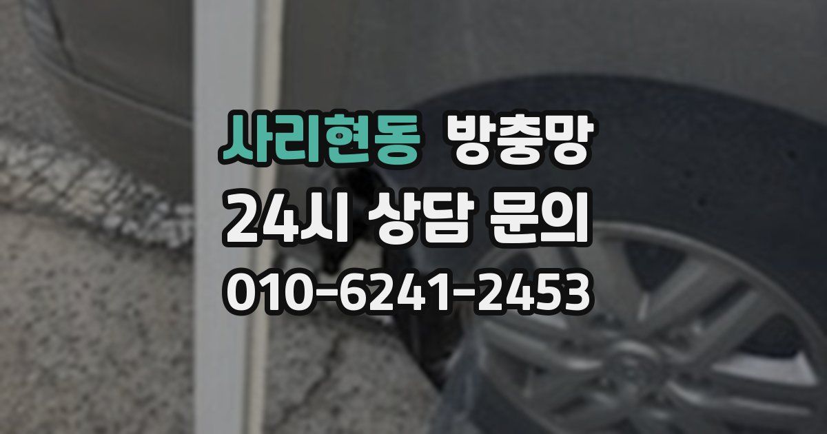 사리현동 방충망