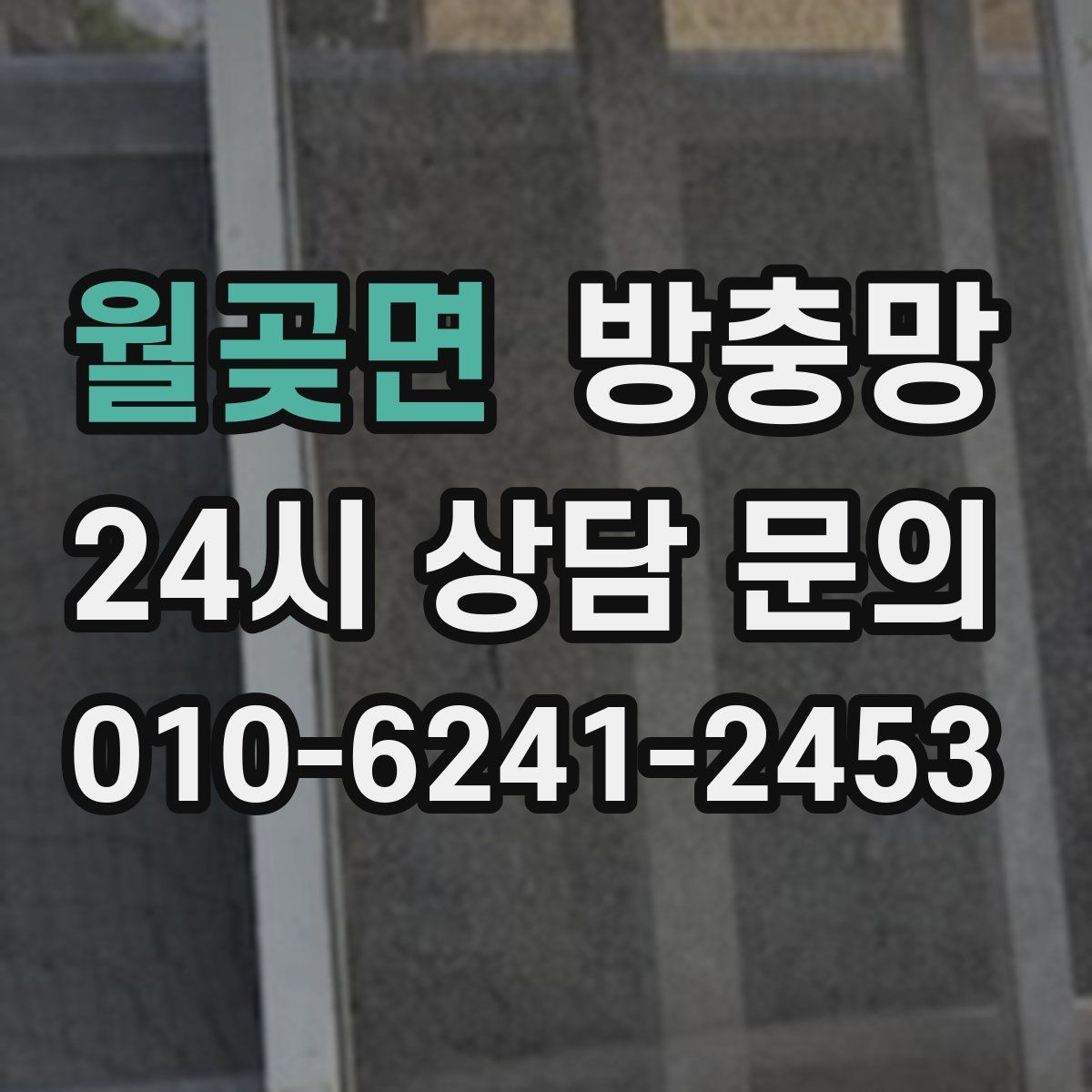 월곶면 방충망 청소하다 망이 찢어졌다면 대처 방법