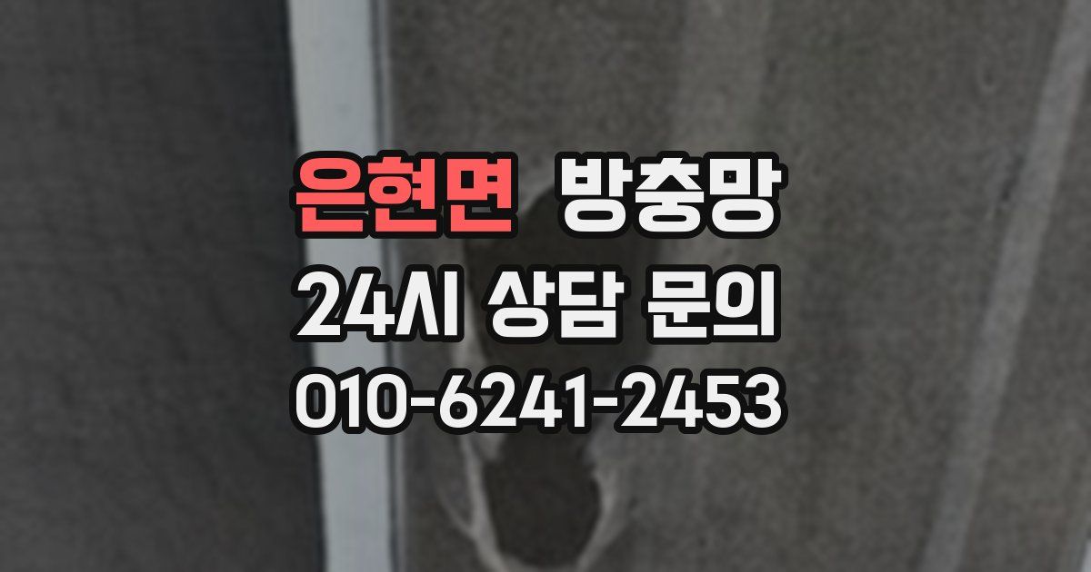 은현면 방충망