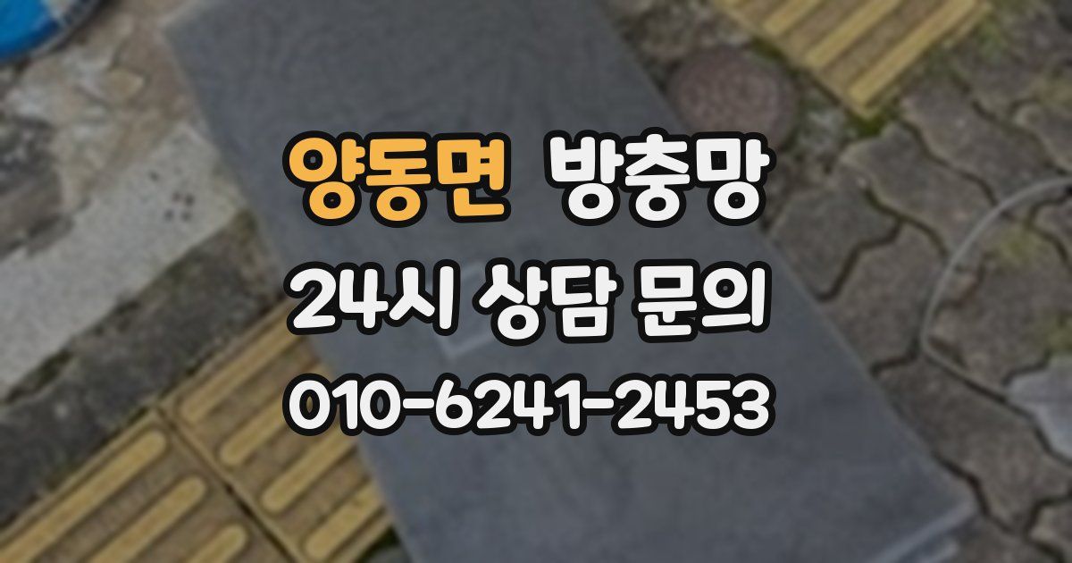 양동면 방충망