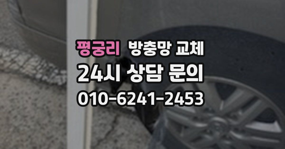 평궁리 방충망 교체