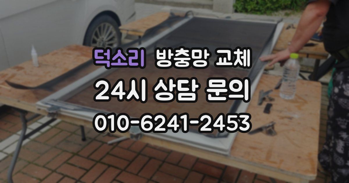 덕소리 방충망 교체