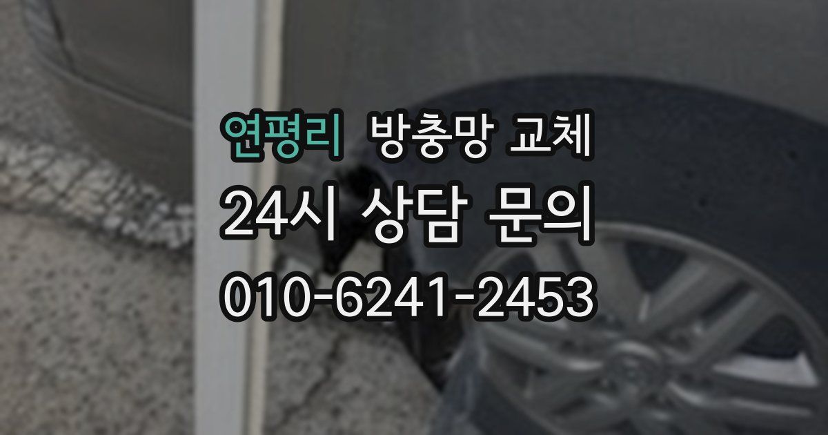 연평리 방충망 교체