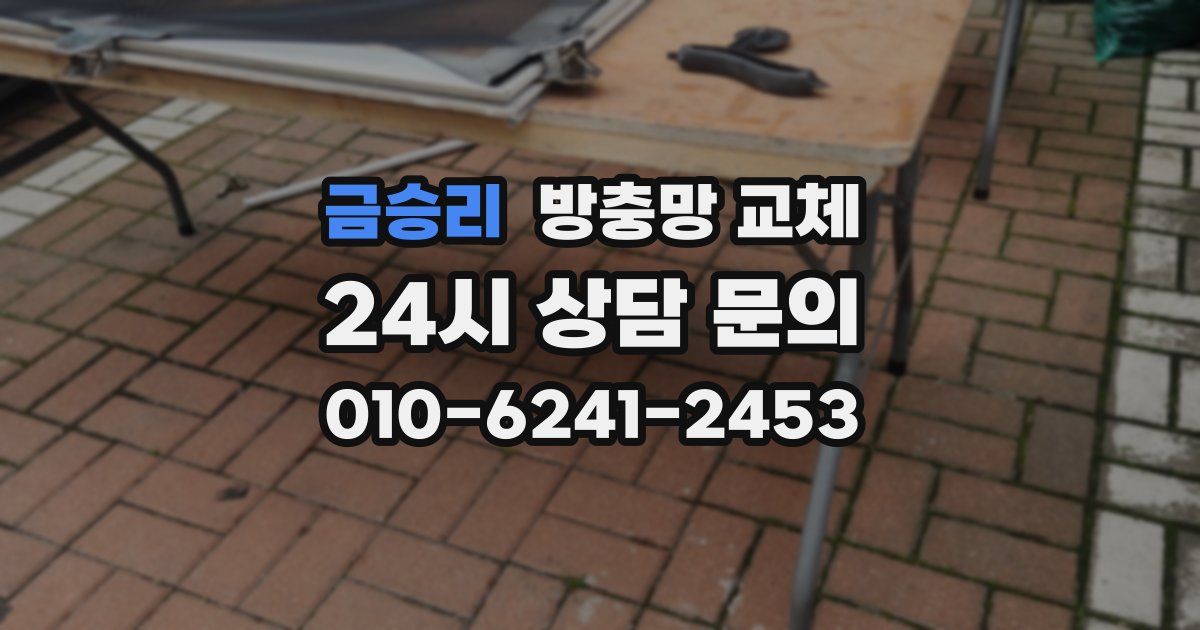 금승리 방충망 교체