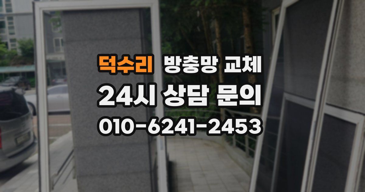 덕수리 방충망 교체