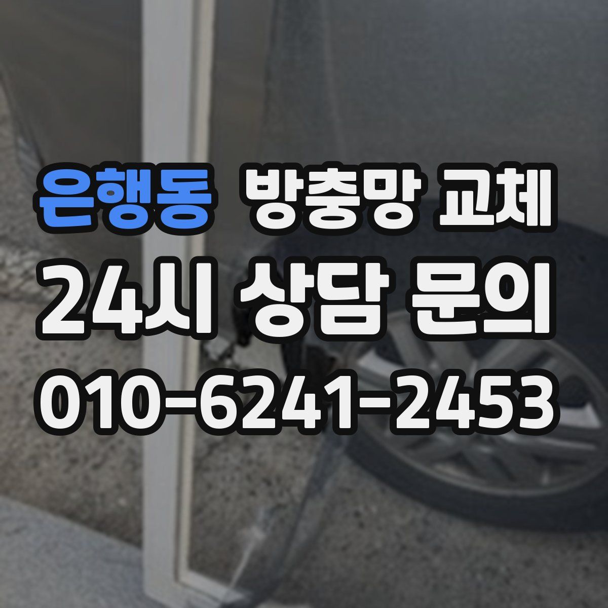 은행동 방충망 교체