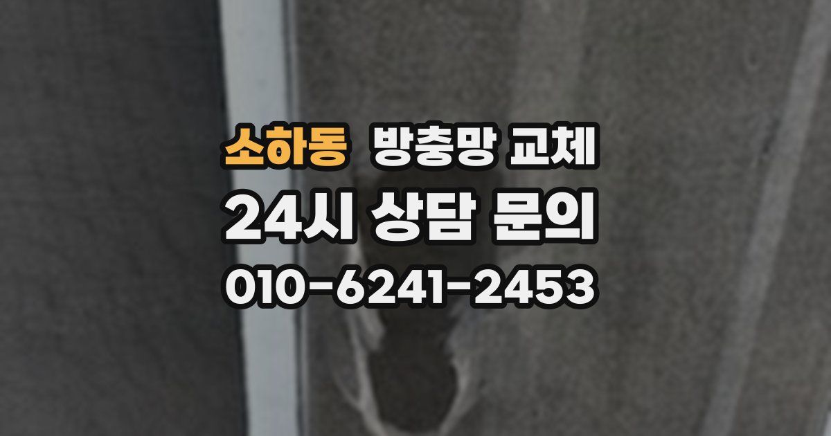 소하동 방충망 교체