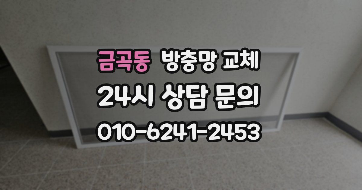 금곡동 방충망 교체