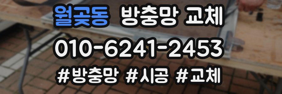 월곶동 방충망 교체