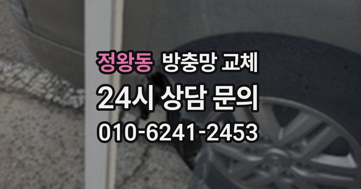 정왕동 방충망 교체