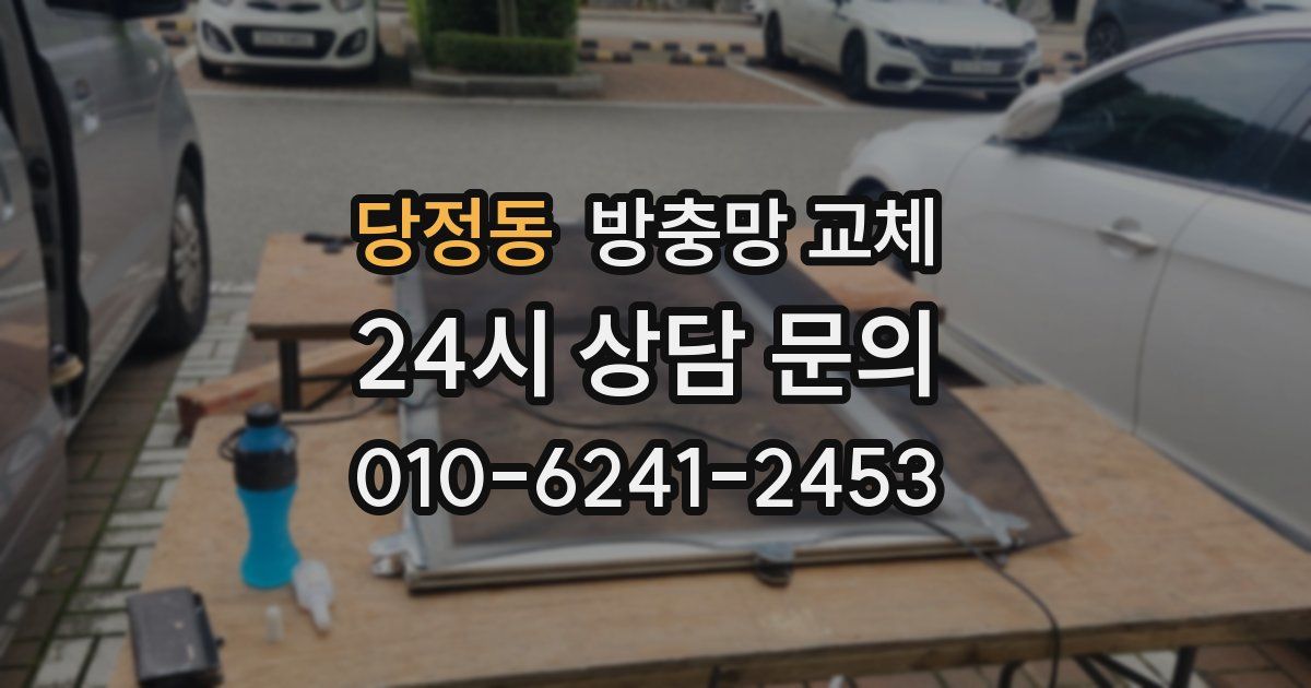 당정동 방충망 교체