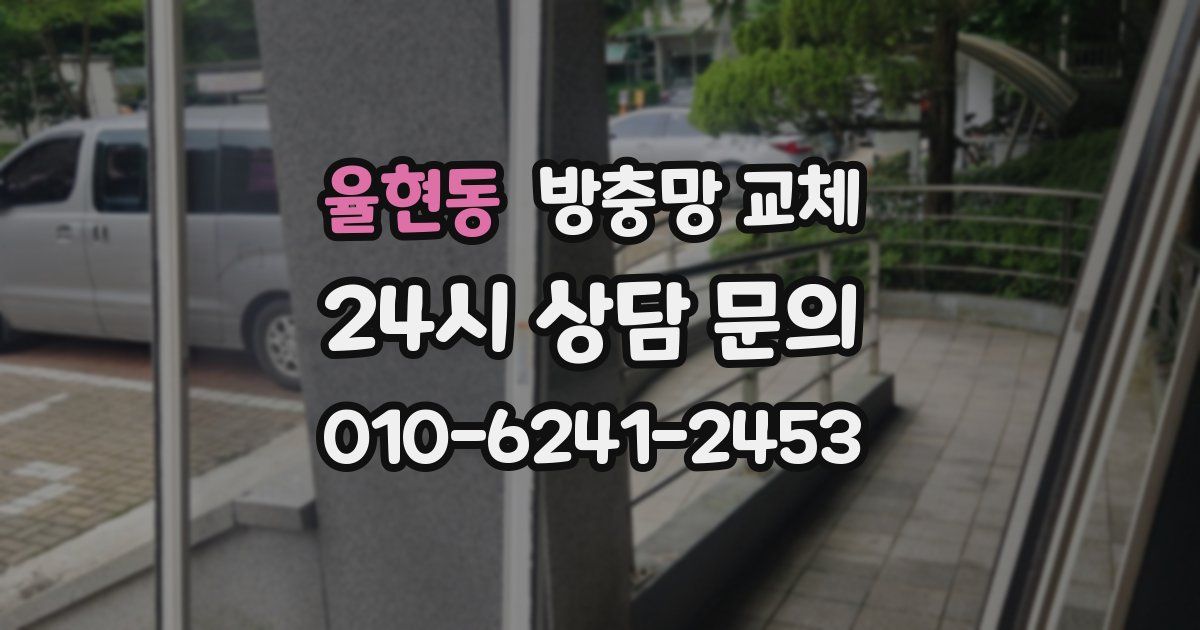 율현동 방충망 교체