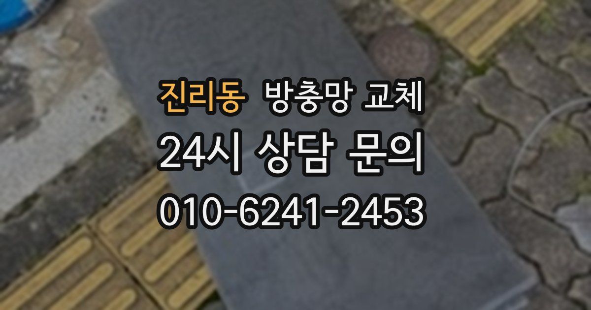 진리동 방충망 교체