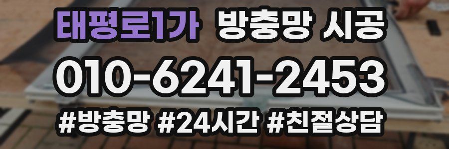 태평로1가 방충망 시공