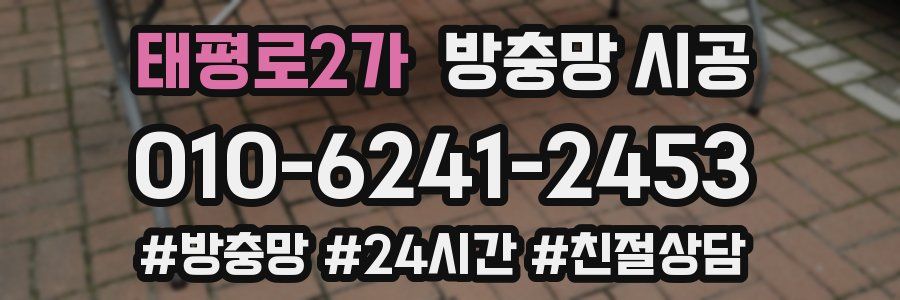 태평로2가 방충망 시공