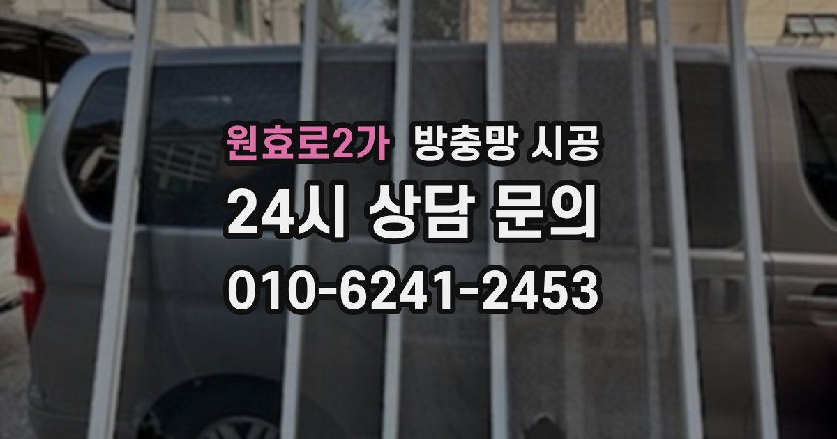 원효로2가 방충망 시공