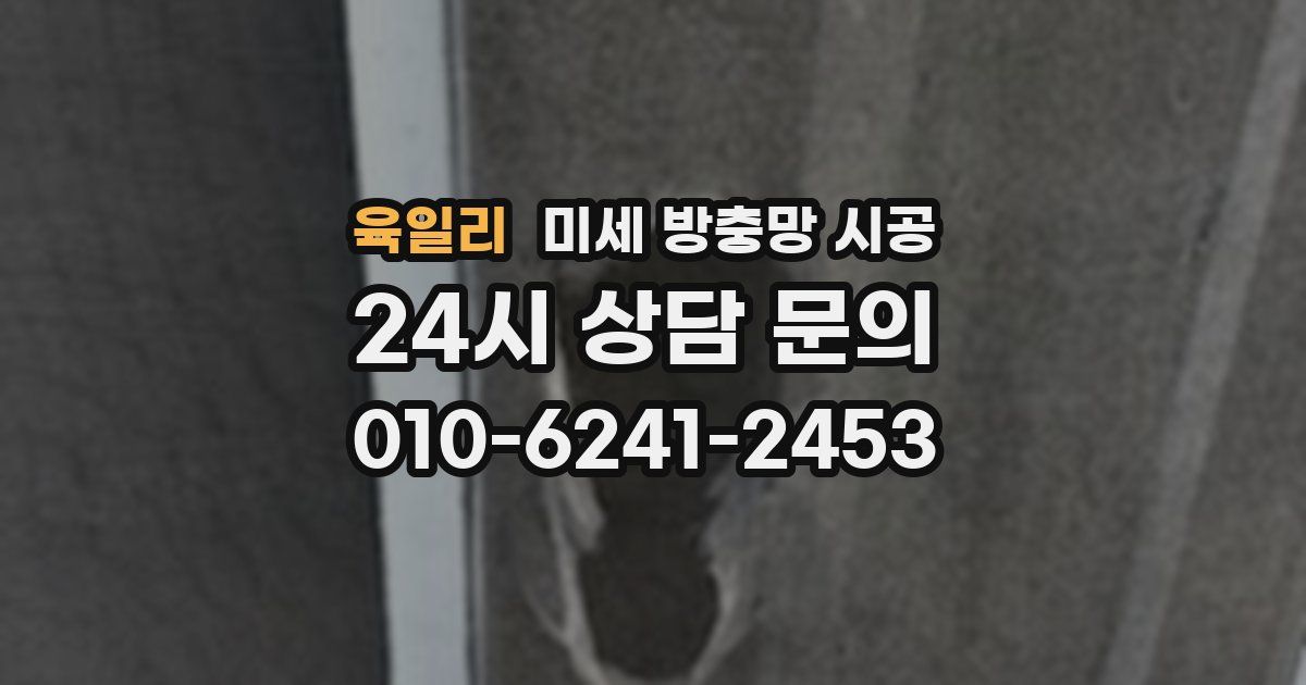 육일리 미세 방충망 시공