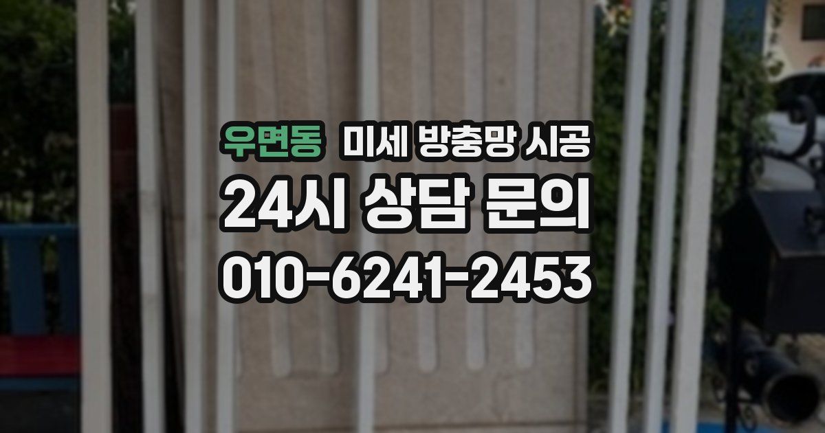 우면동 미세 방충망 시공