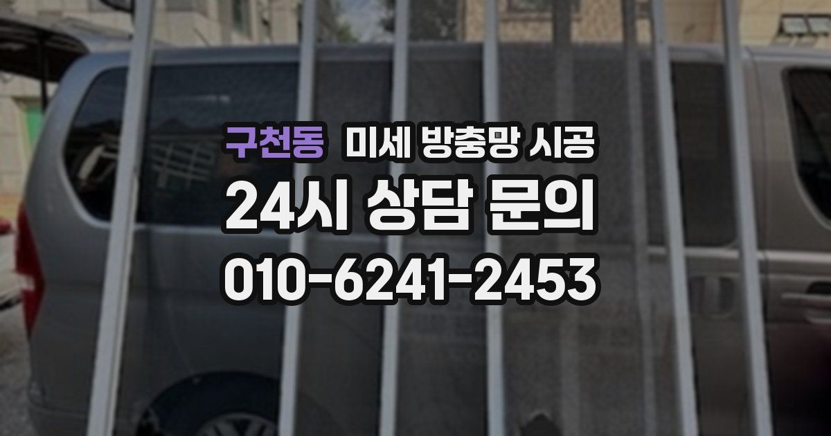 구천동 미세 방충망 시공