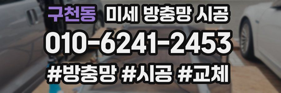 구천동 미세 방충망 시공