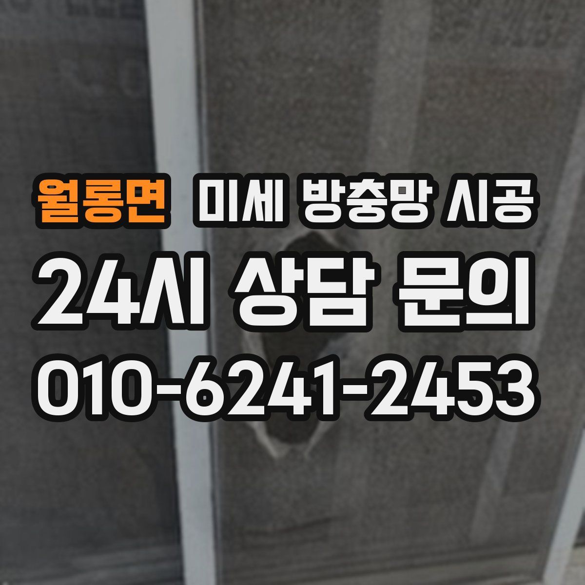 월롱면 미세 방충망 시공