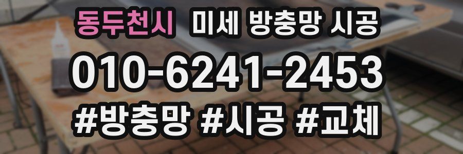 동두천시 미세 방충망 시공