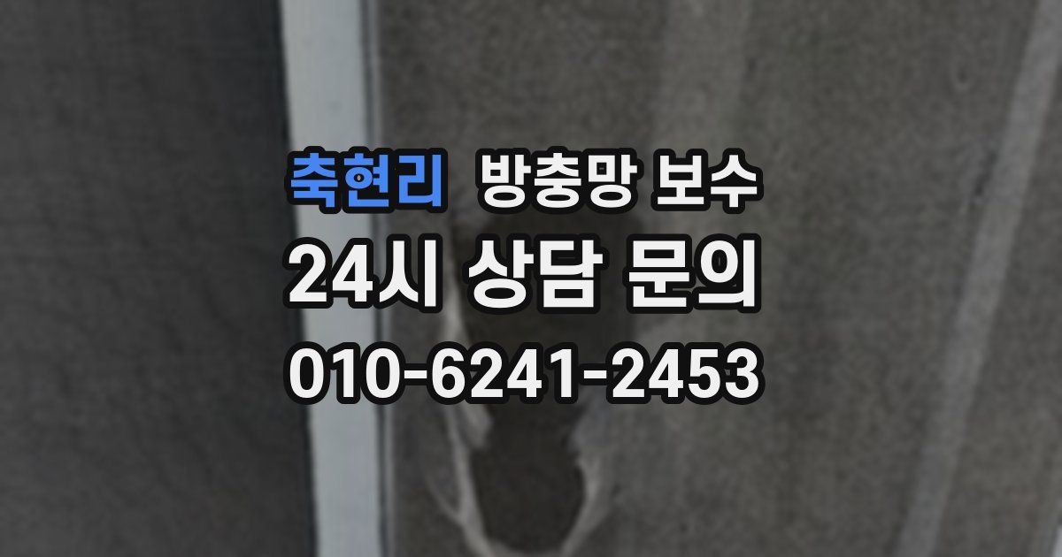 축현리 방충망 보수
