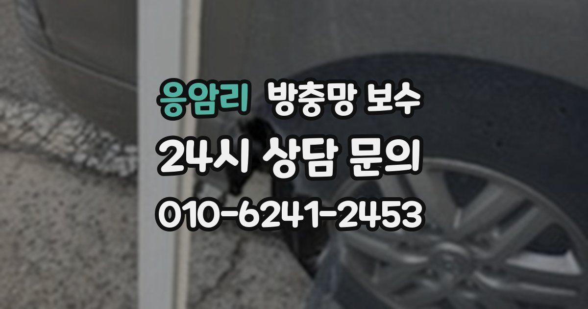 응암리 방충망 보수
