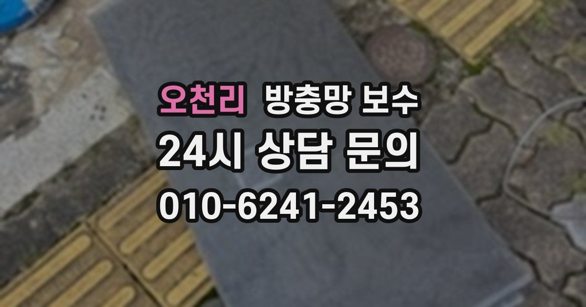오천리 방충망 보수