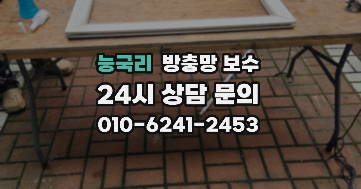 능국리 방충망 보수