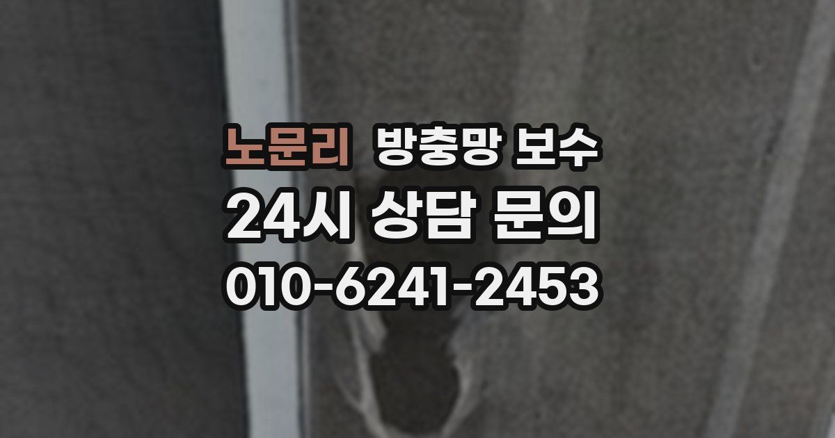 노문리 방충망 보수