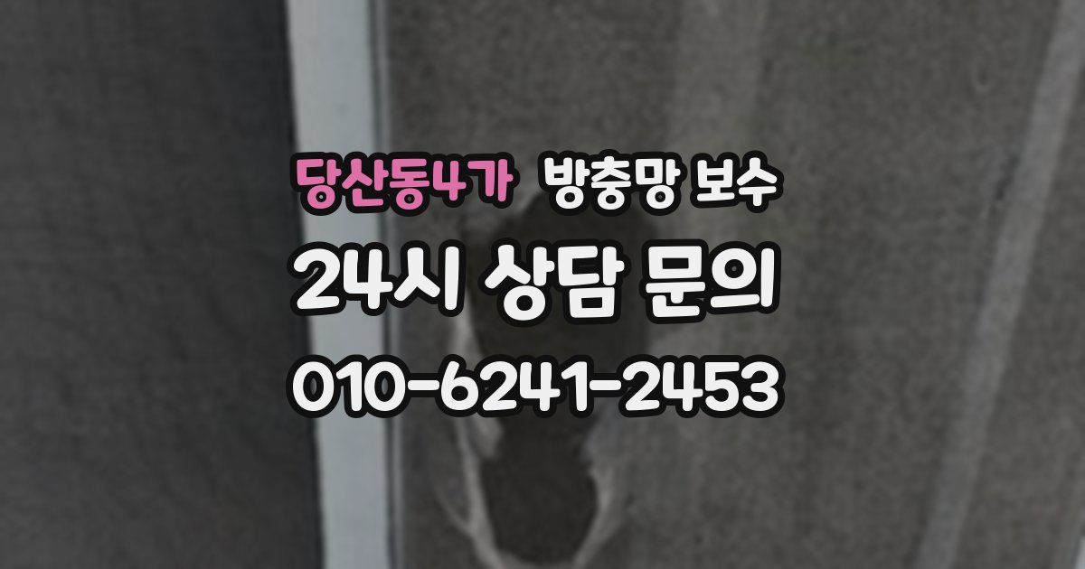 당산동4가 방충망 보수