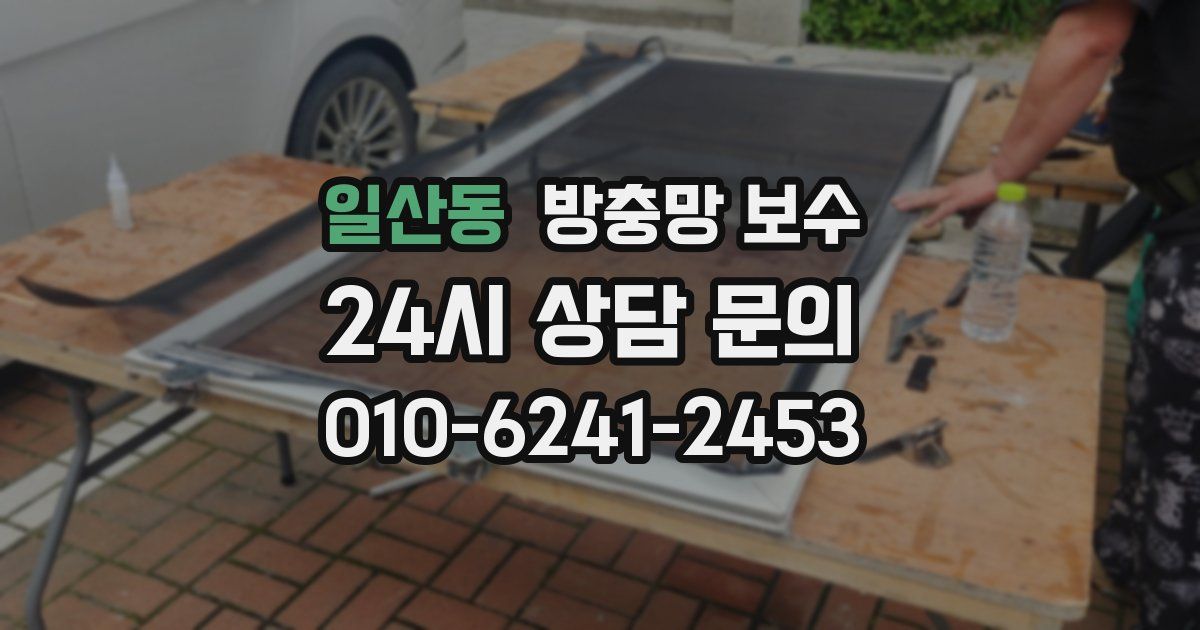 일산동 방충망 보수