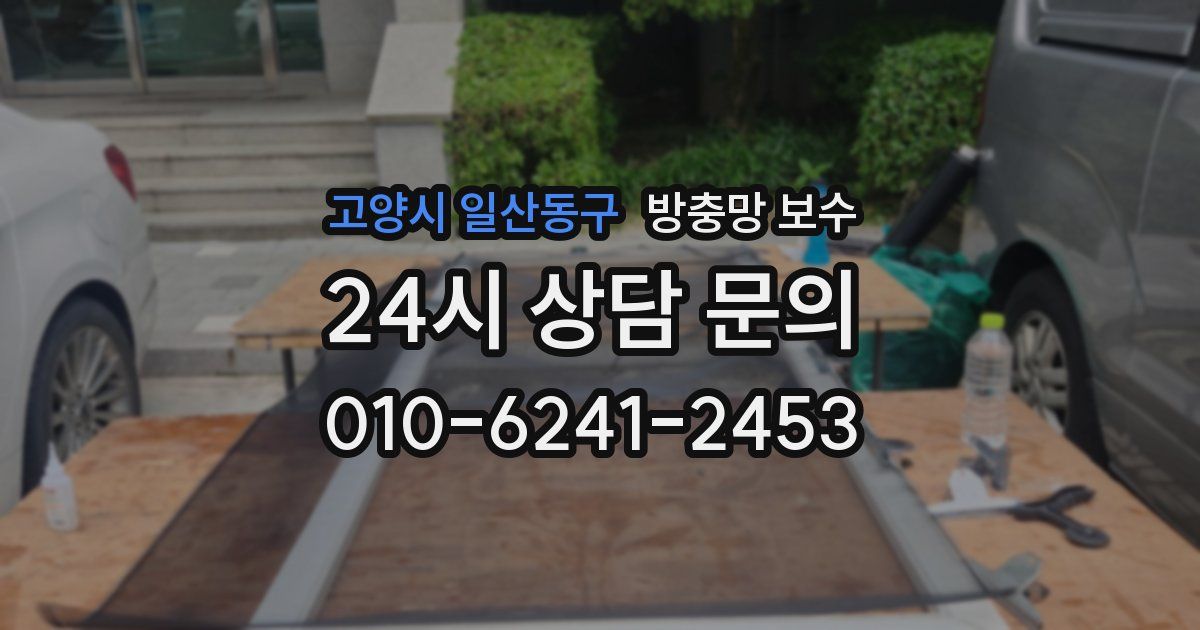 고양시 일산동구 방충망 보수