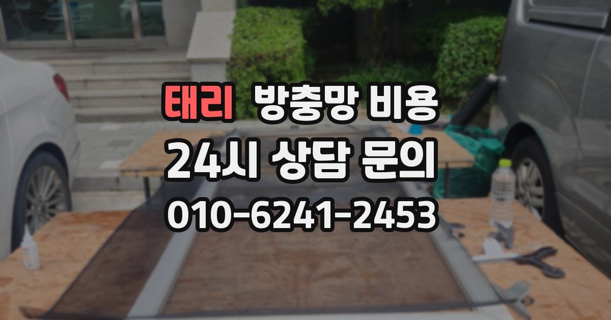 태리 방충망 비용