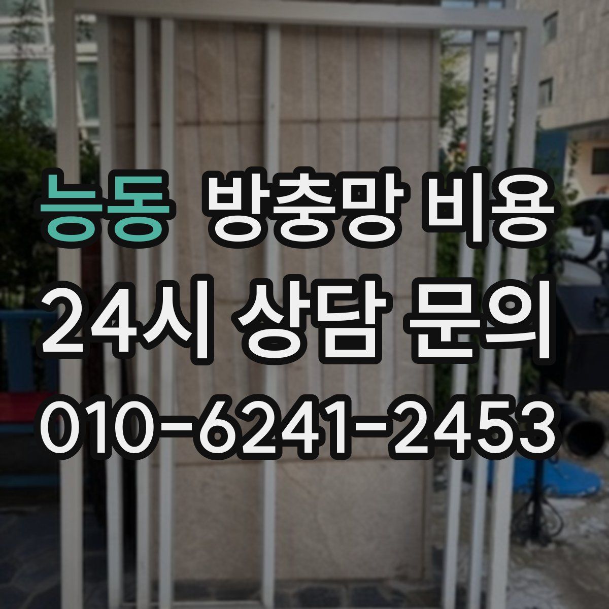 능동 방충망 비용