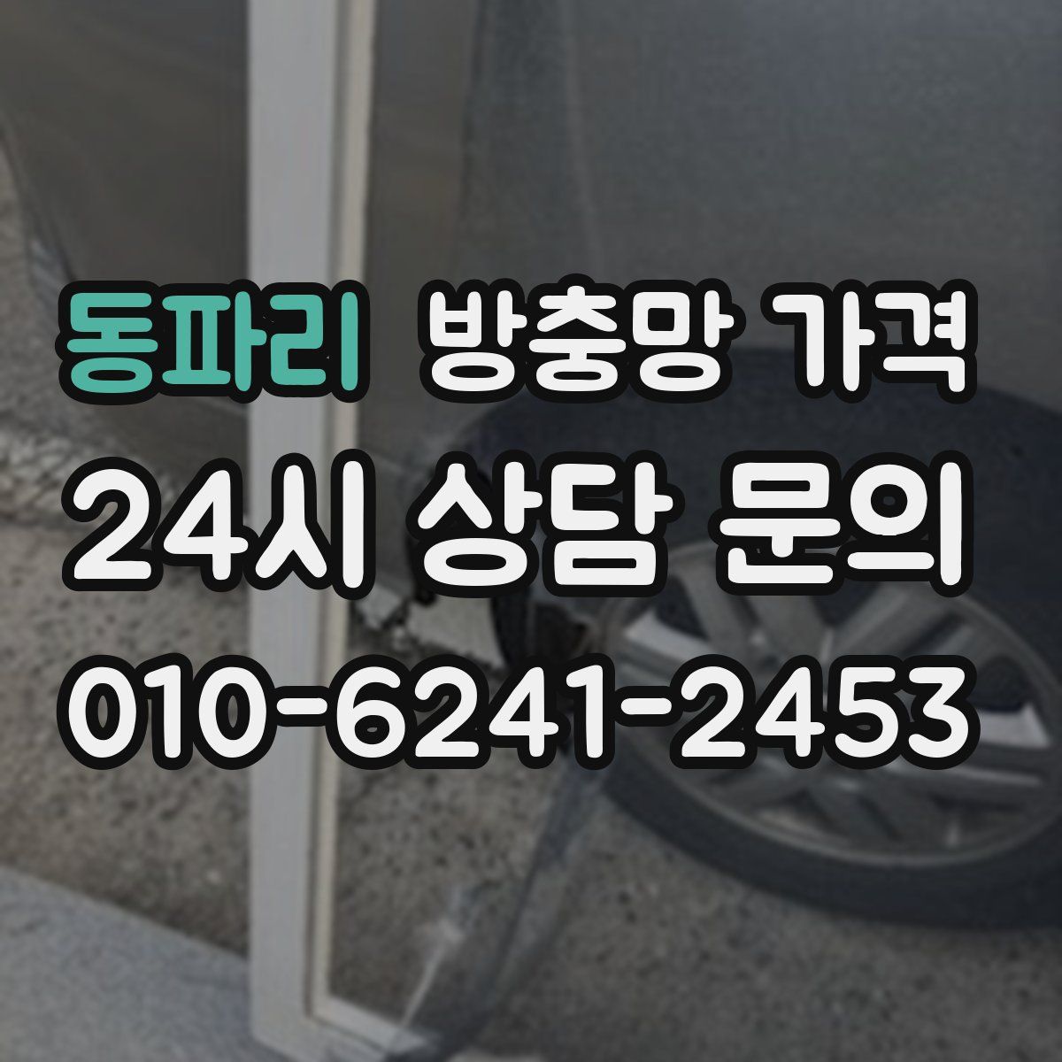 동파리 방충망 가격