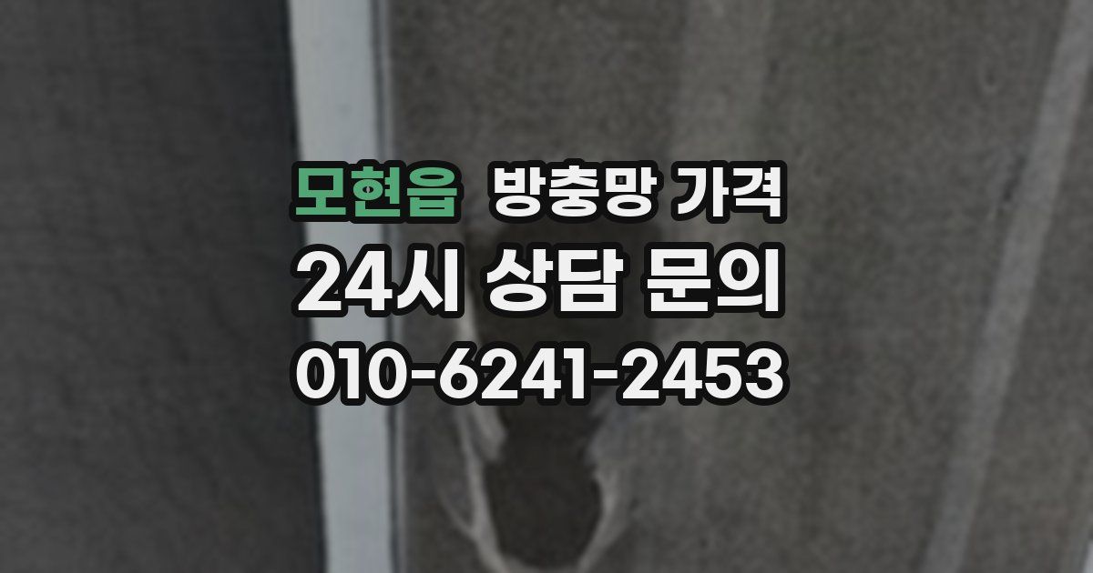 모현읍 방충망 가격