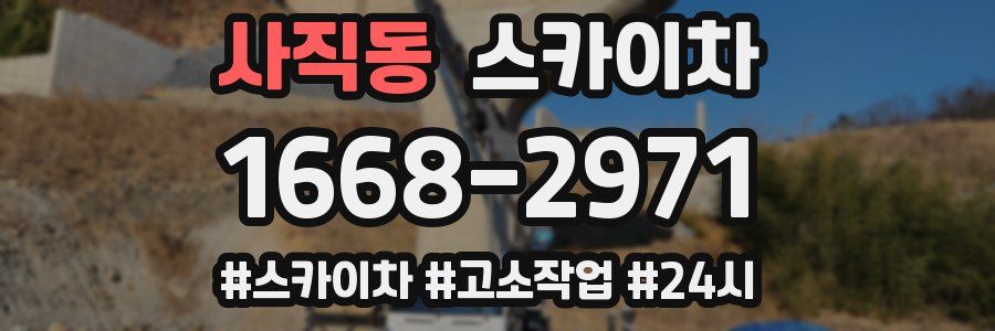 사직동 스카이차