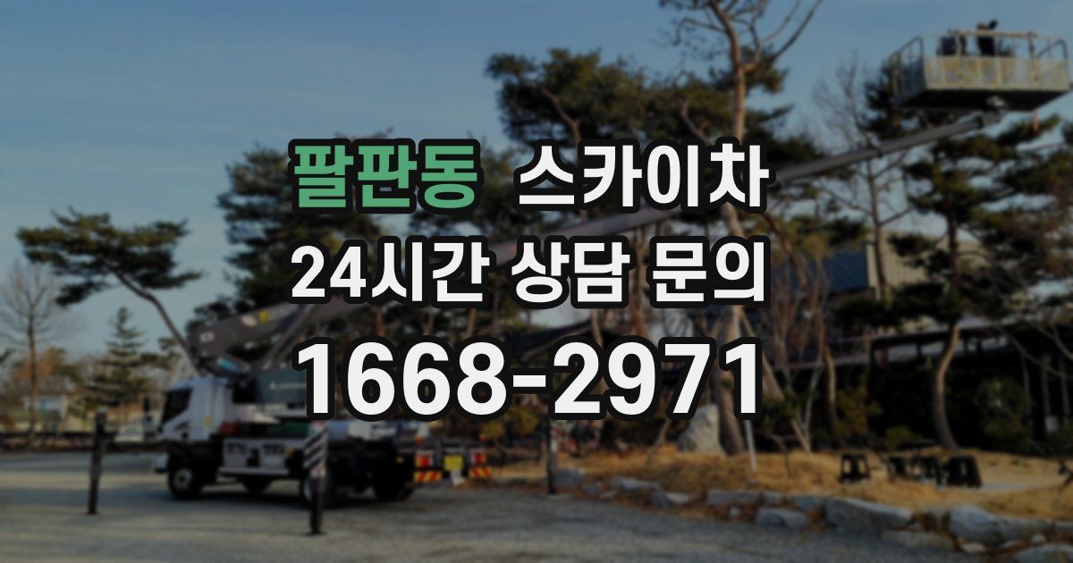 팔판동 스카이차