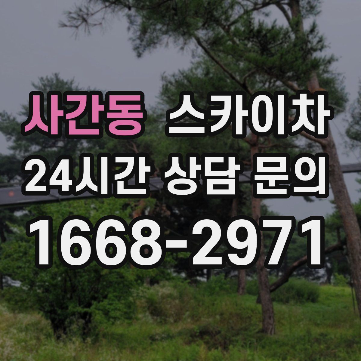 사간동 스카이차