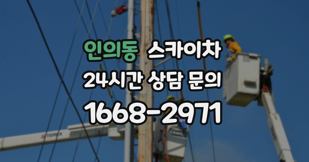 인의동 스카이차