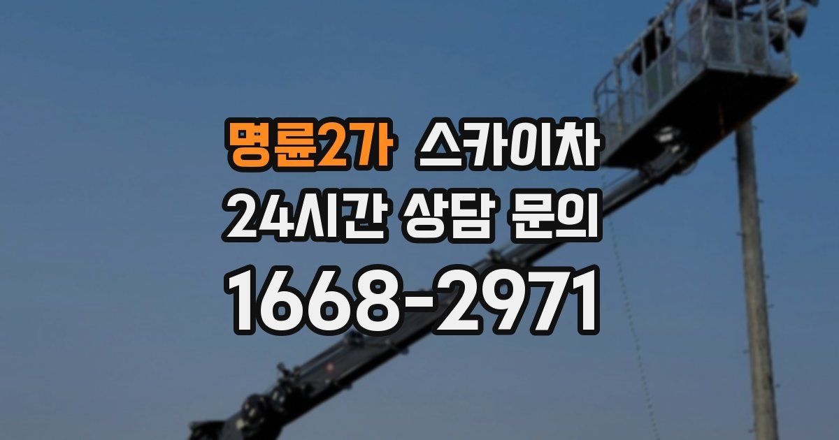 명륜2가 스카이차