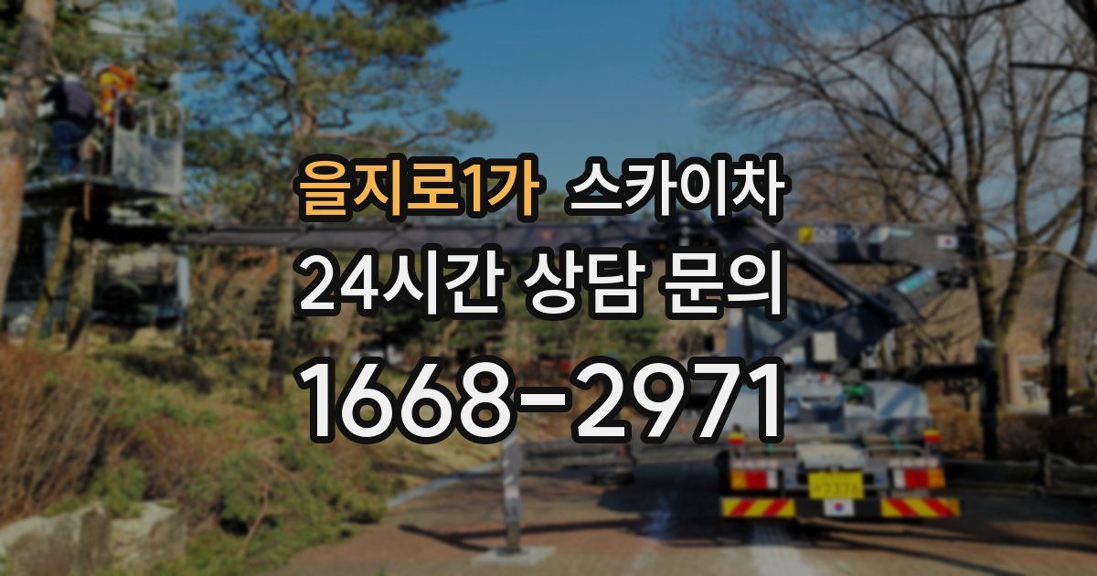 을지로1가 스카이차