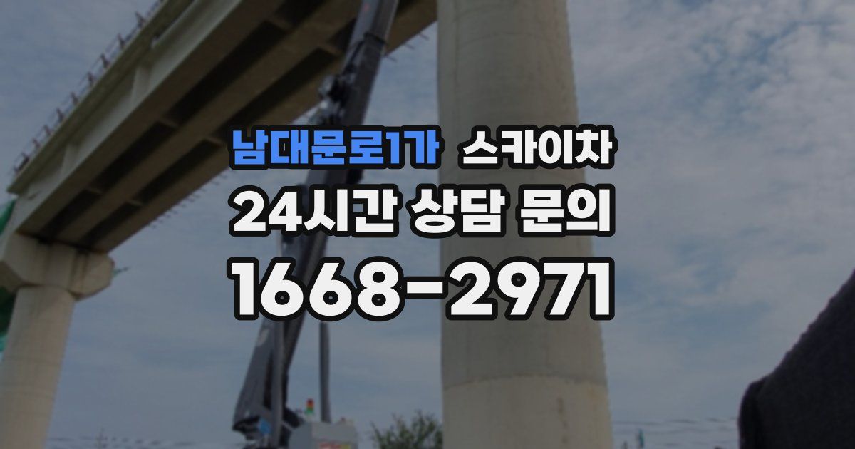 남대문로1가 스카이차