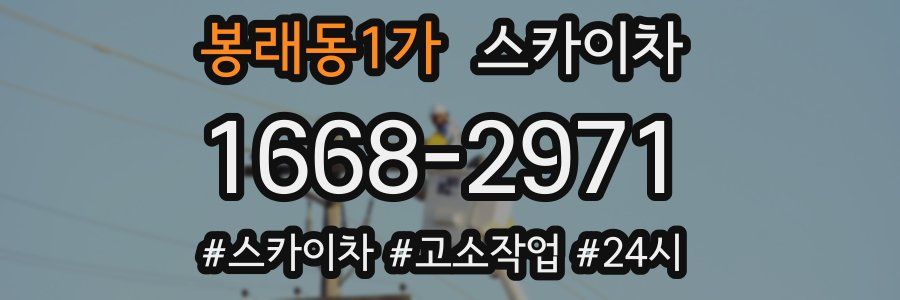 봉래동1가 스카이차