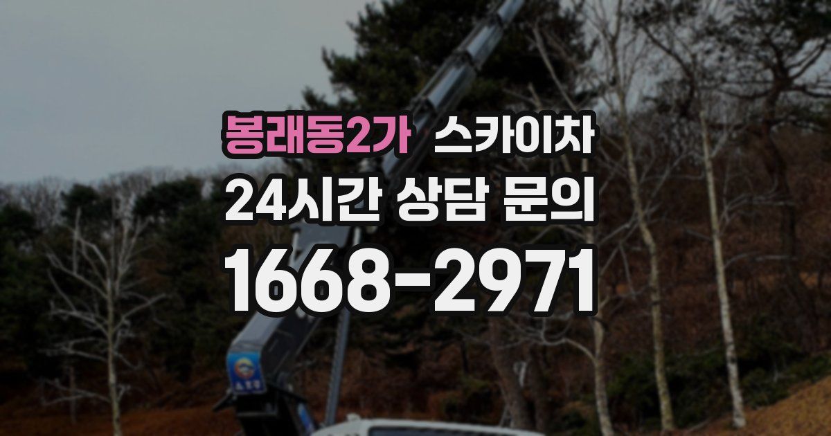 봉래동2가 스카이차