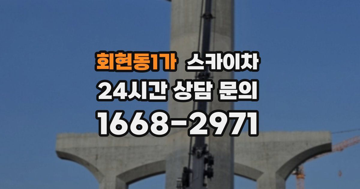 회현동1가 스카이차