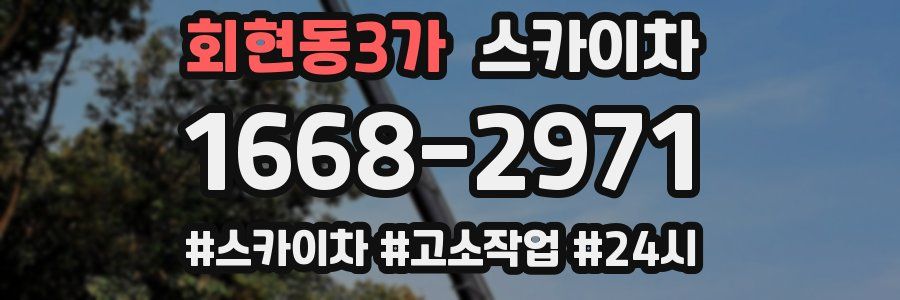 회현동3가 스카이차