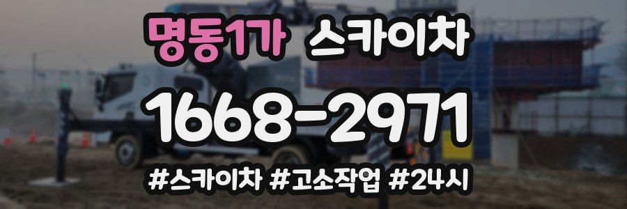 명동1가 스카이차